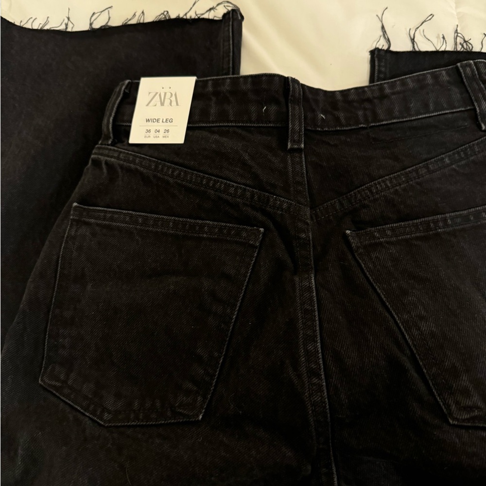 Zara high rise full length jeans